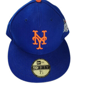 NWT New Era 59Fifty NY Mets 2015 World Series Baseball Cap Size 7 1/8
